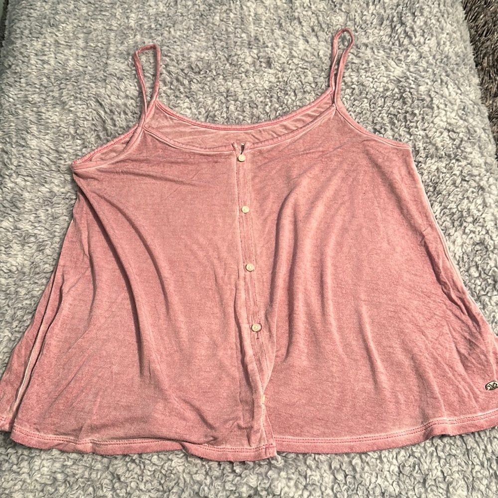 Pink Soft Spaghetti Strap Top